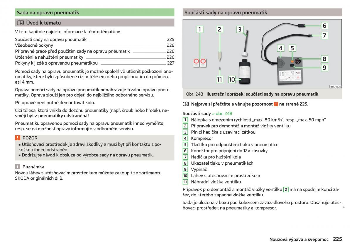 Skoda Superb III 3 navod k obsludze / page 227