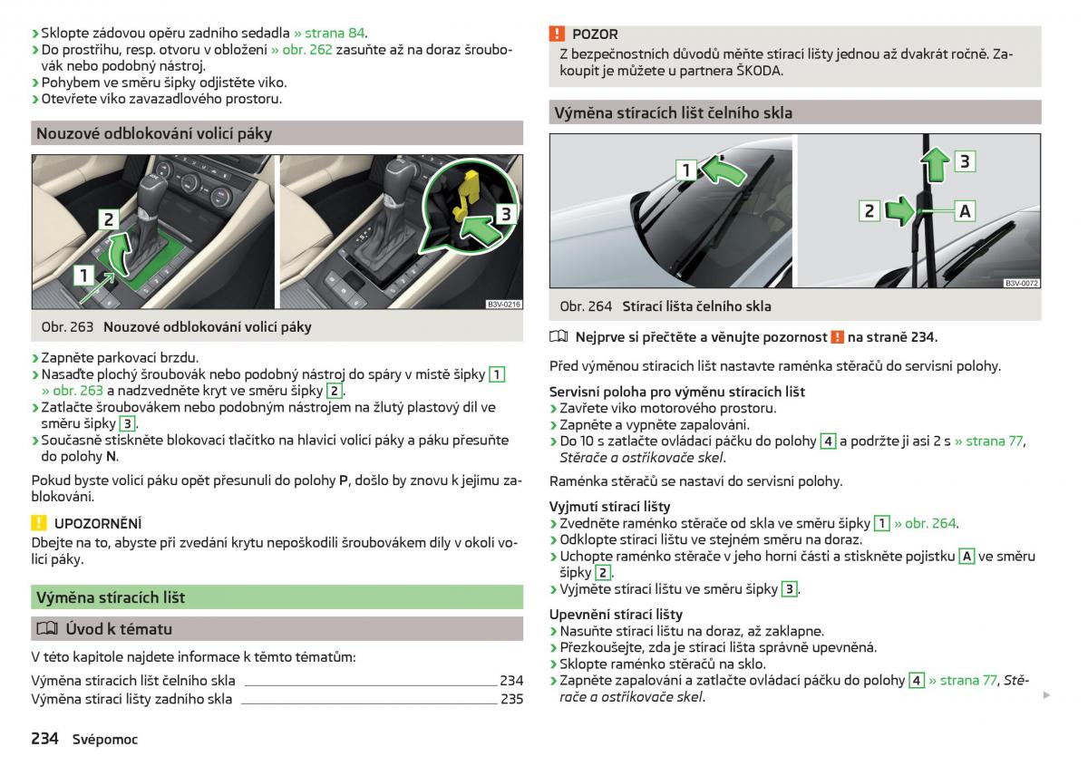 Skoda Superb III 3 navod k obsludze / page 236