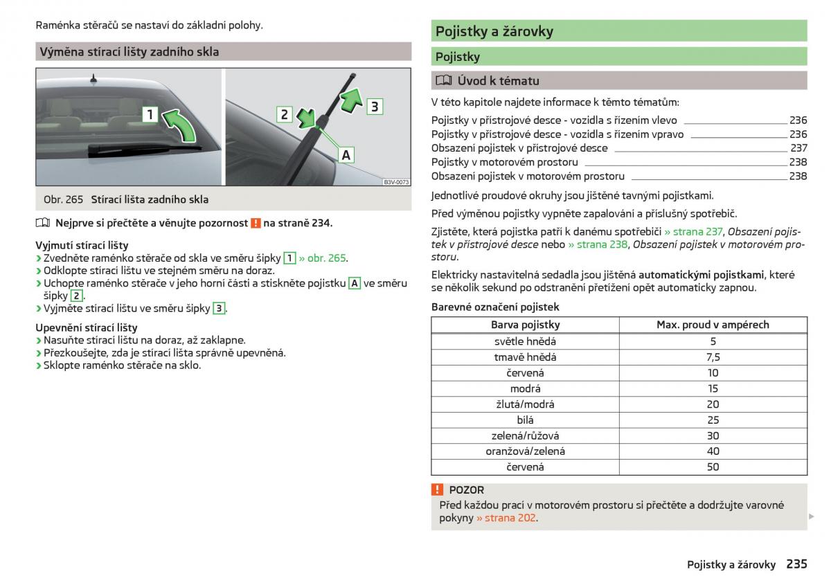 Skoda Superb III 3 navod k obsludze / page 237