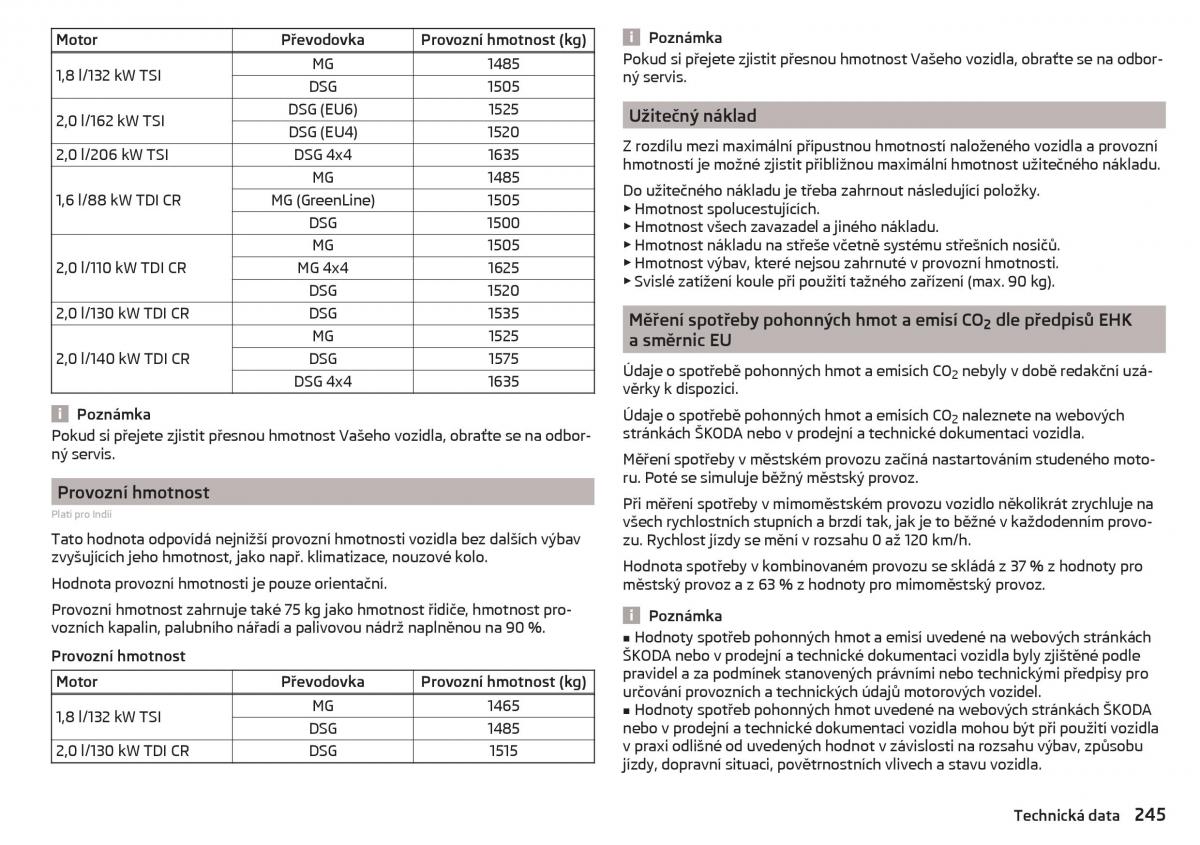 Skoda Superb III 3 navod k obsludze / page 247