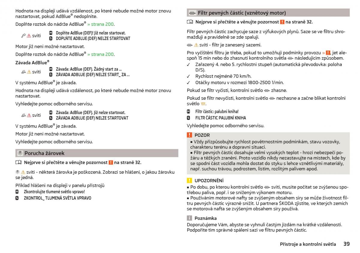 Skoda Superb III 3 navod k obsludze / page 41