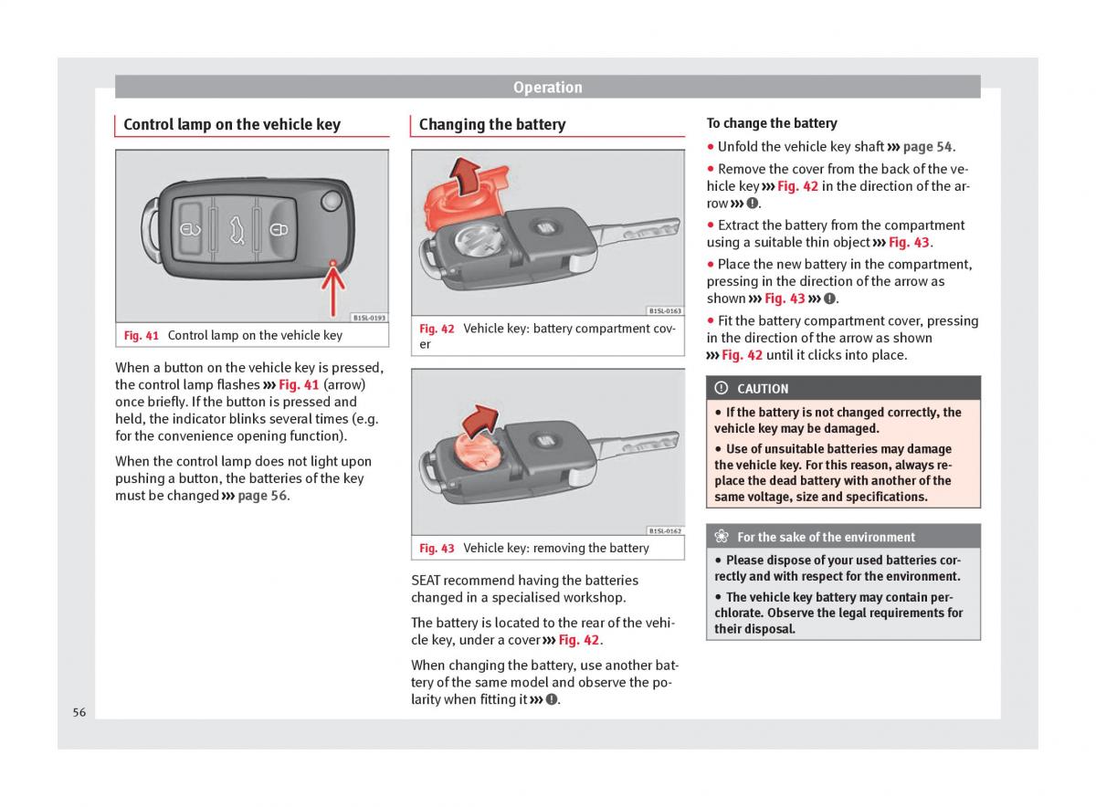 Seat Alhambra II 2 owners manual / page 58