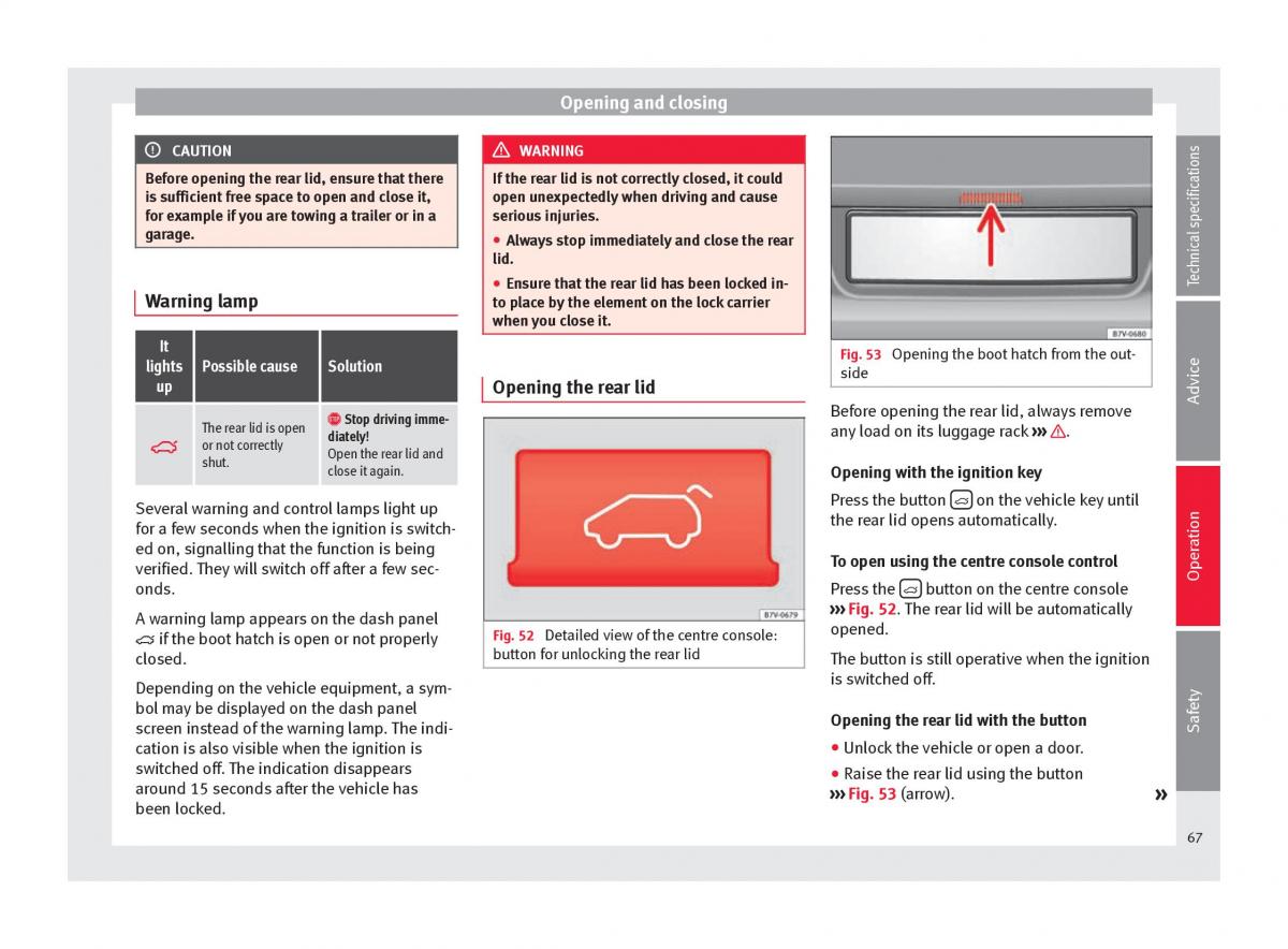 Seat Alhambra II 2 owners manual / page 69