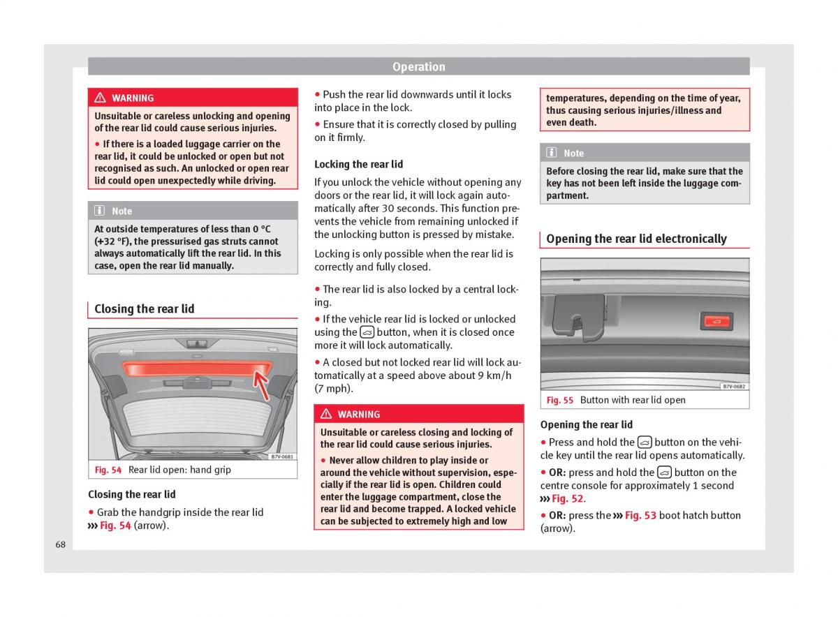 Seat Alhambra II 2 owners manual / page 70