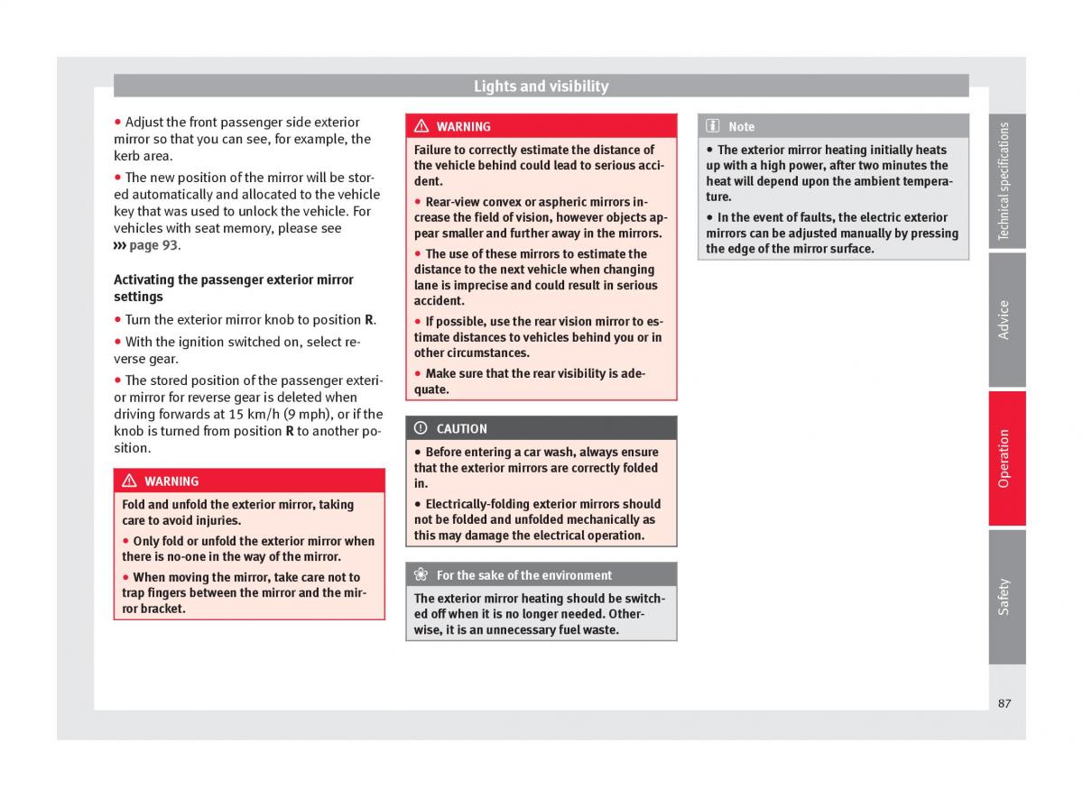 Seat Alhambra II 2 owners manual / page 89