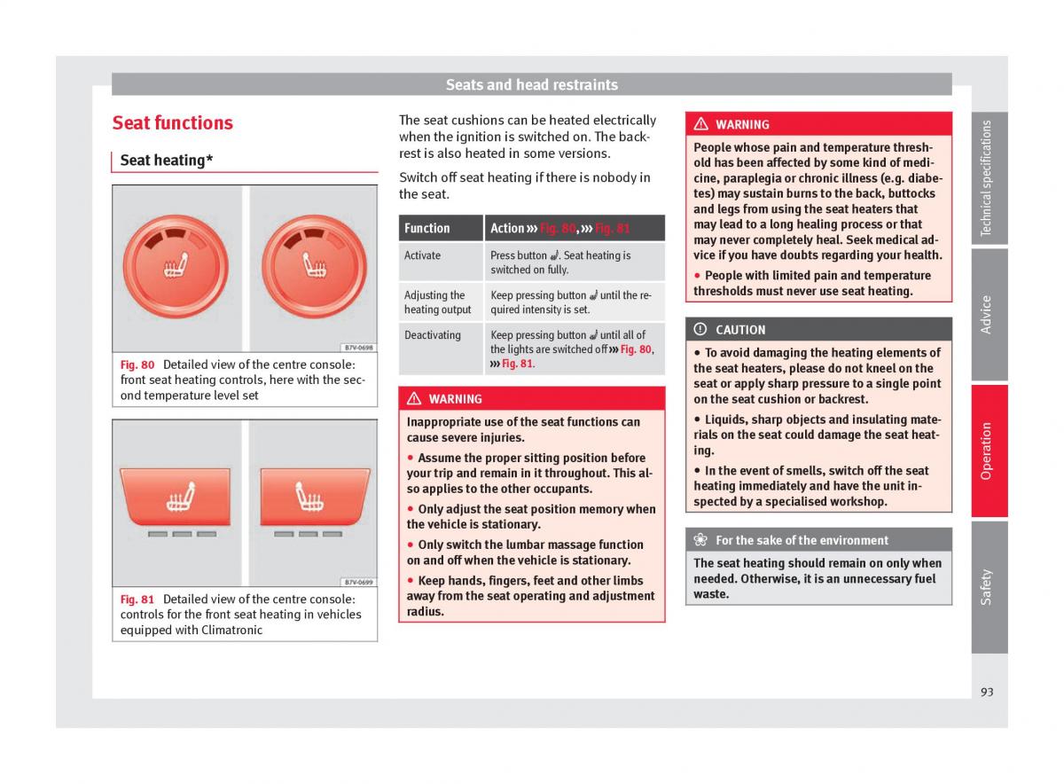 Seat Alhambra II 2 owners manual / page 95