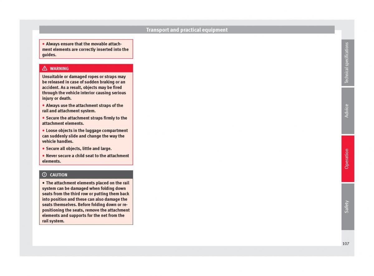 Seat Alhambra II 2 owners manual / page 109