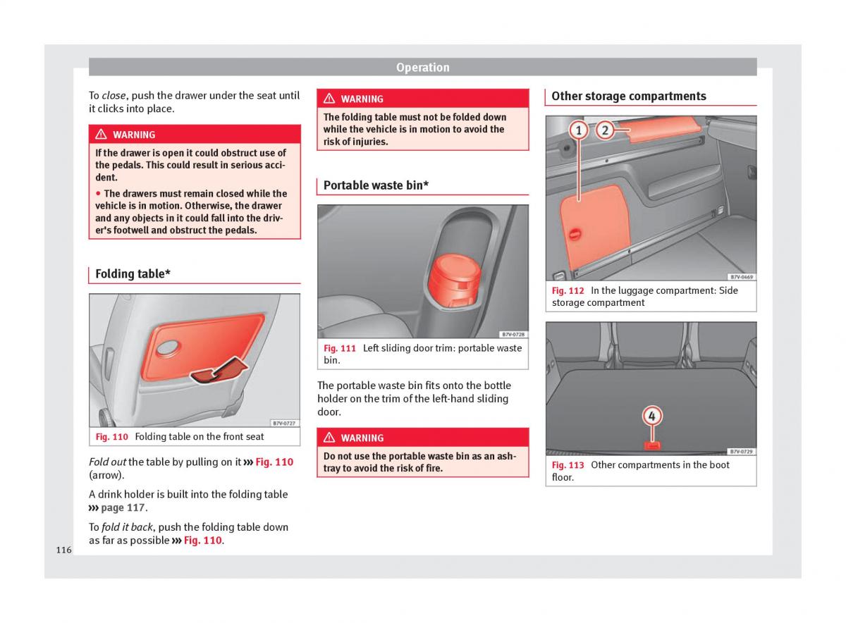 Seat Alhambra II 2 owners manual / page 118