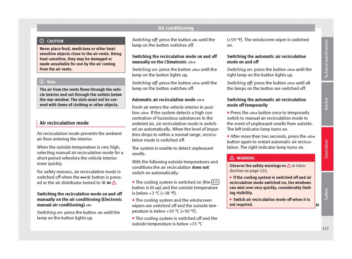 Seat Alhambra II 2 owners manual / page 129