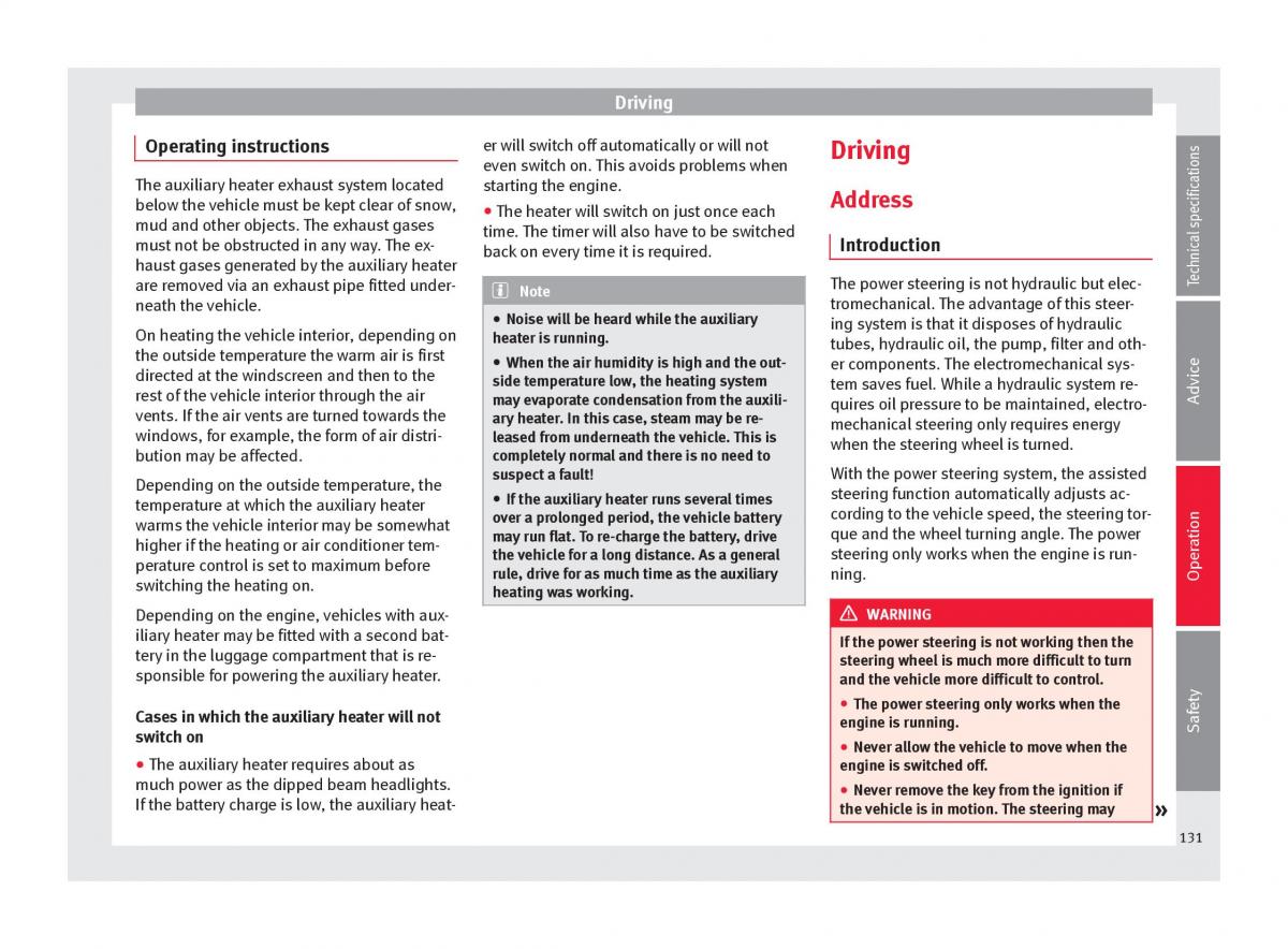 Seat Alhambra II 2 owners manual / page 133