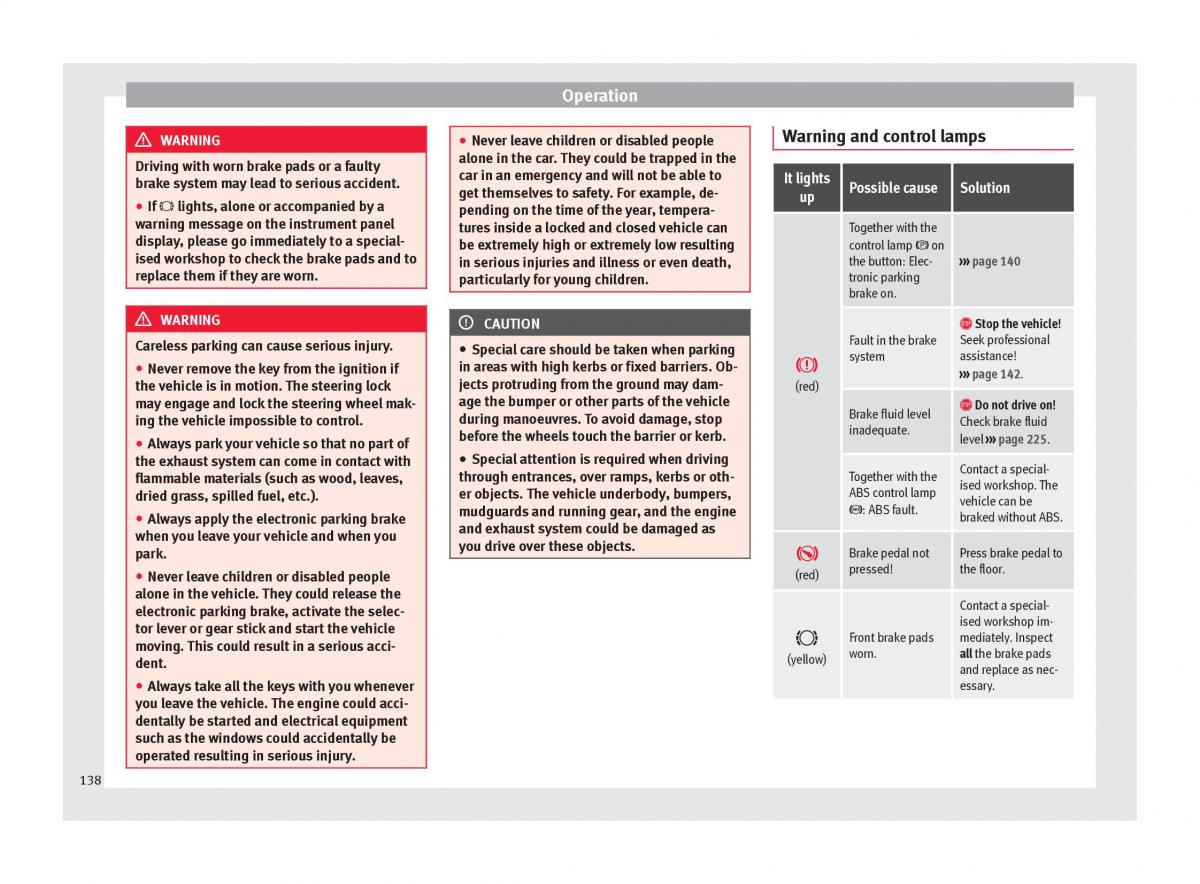 Seat Alhambra II 2 owners manual / page 140