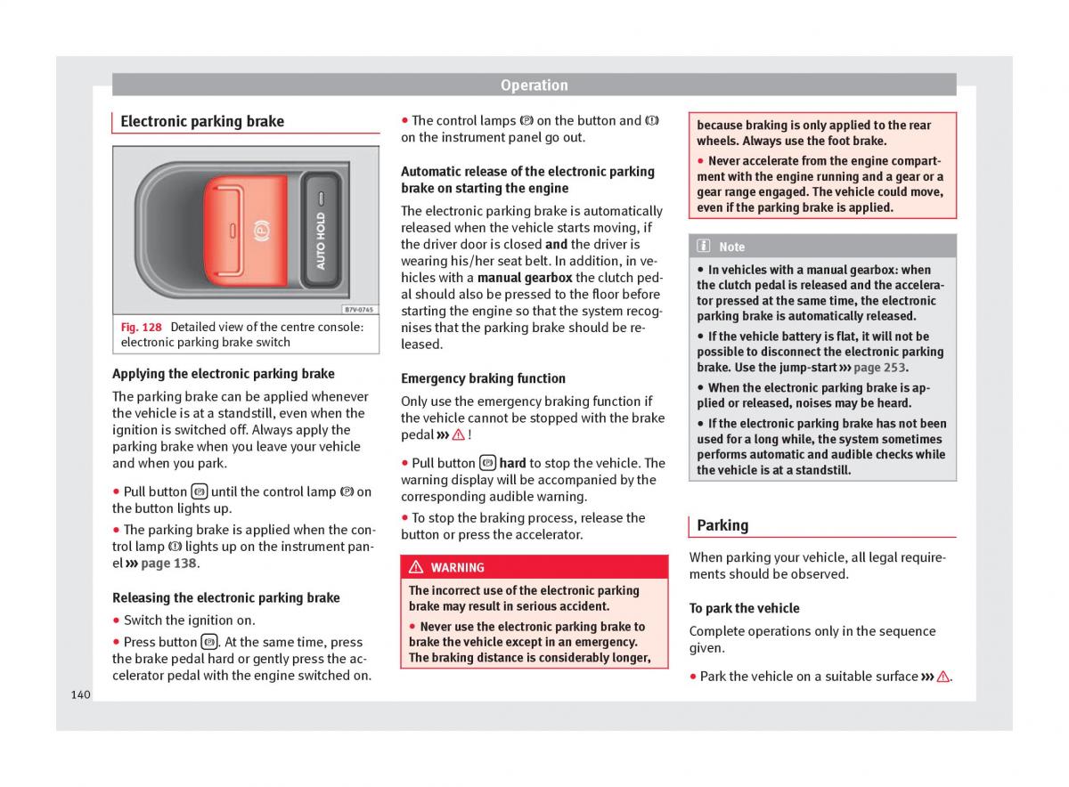 Seat Alhambra II 2 owners manual / page 142