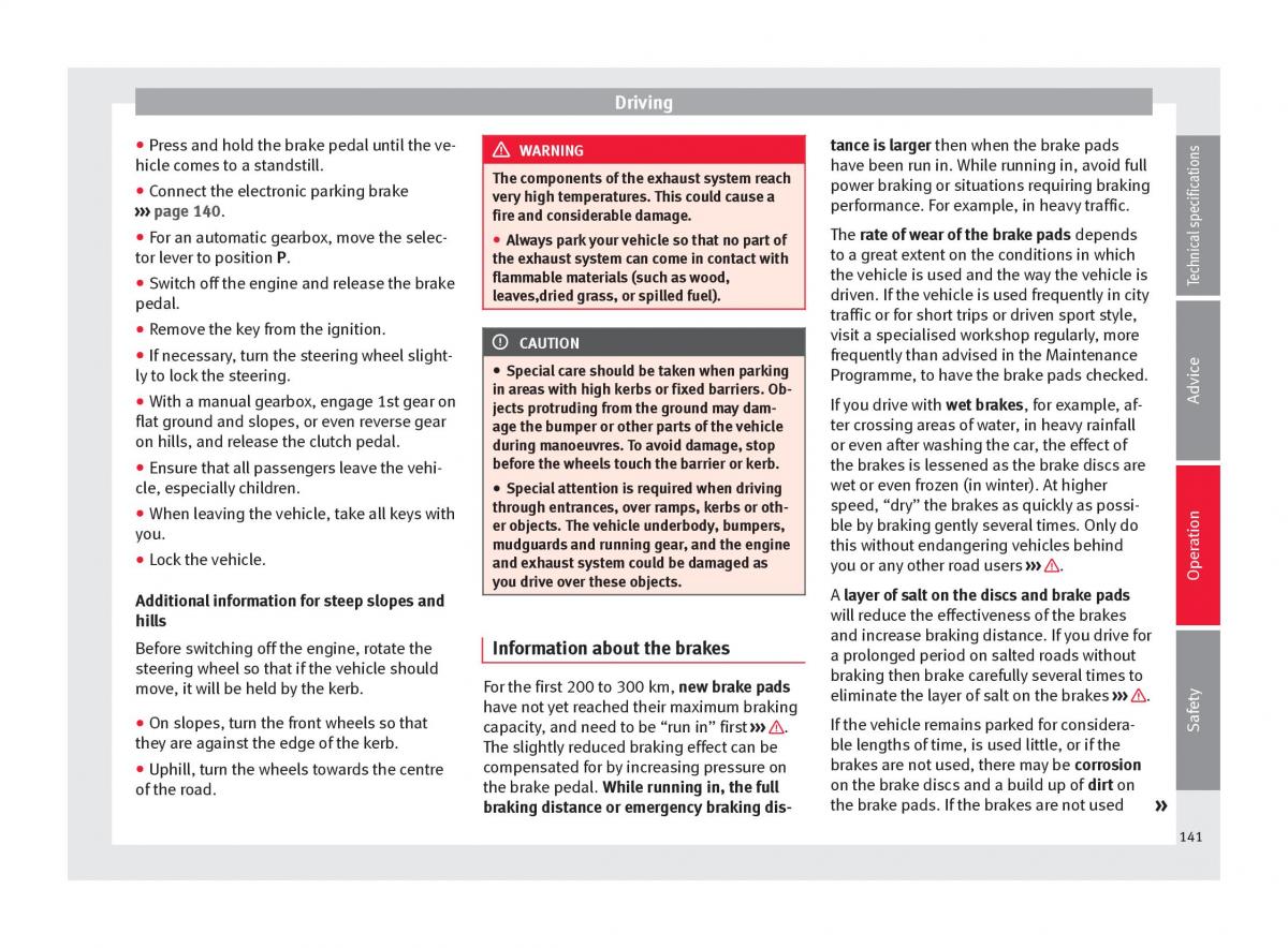 Seat Alhambra II 2 owners manual / page 143