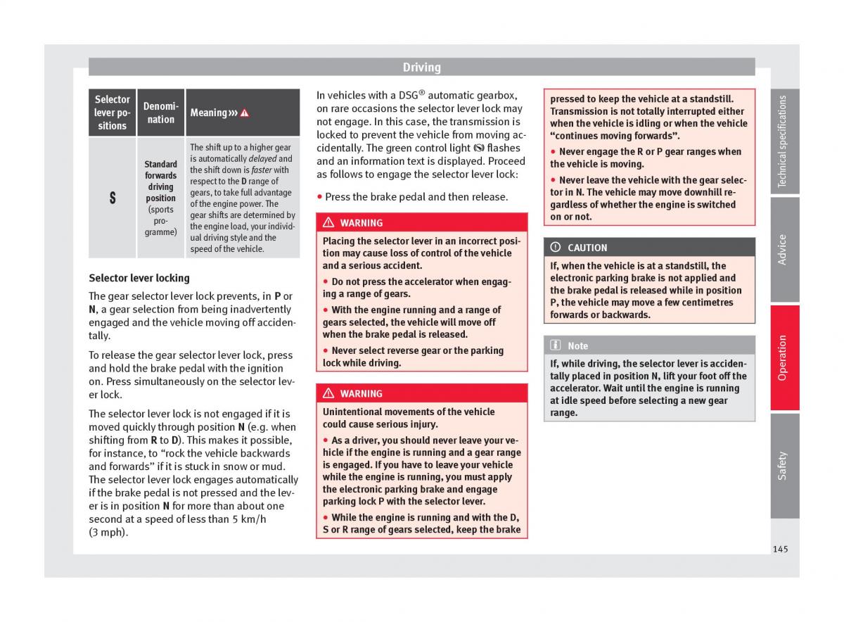 Seat Alhambra II 2 owners manual / page 147