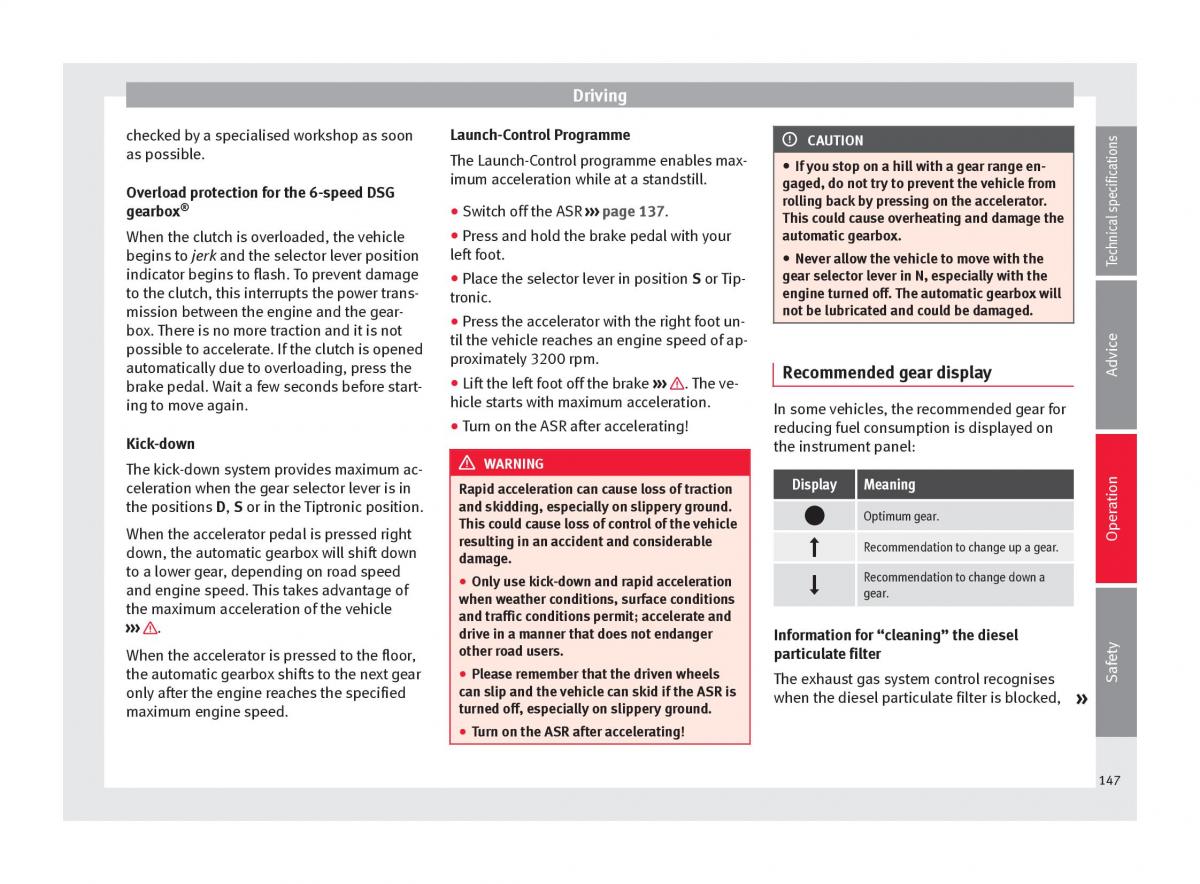 Seat Alhambra II 2 owners manual / page 149