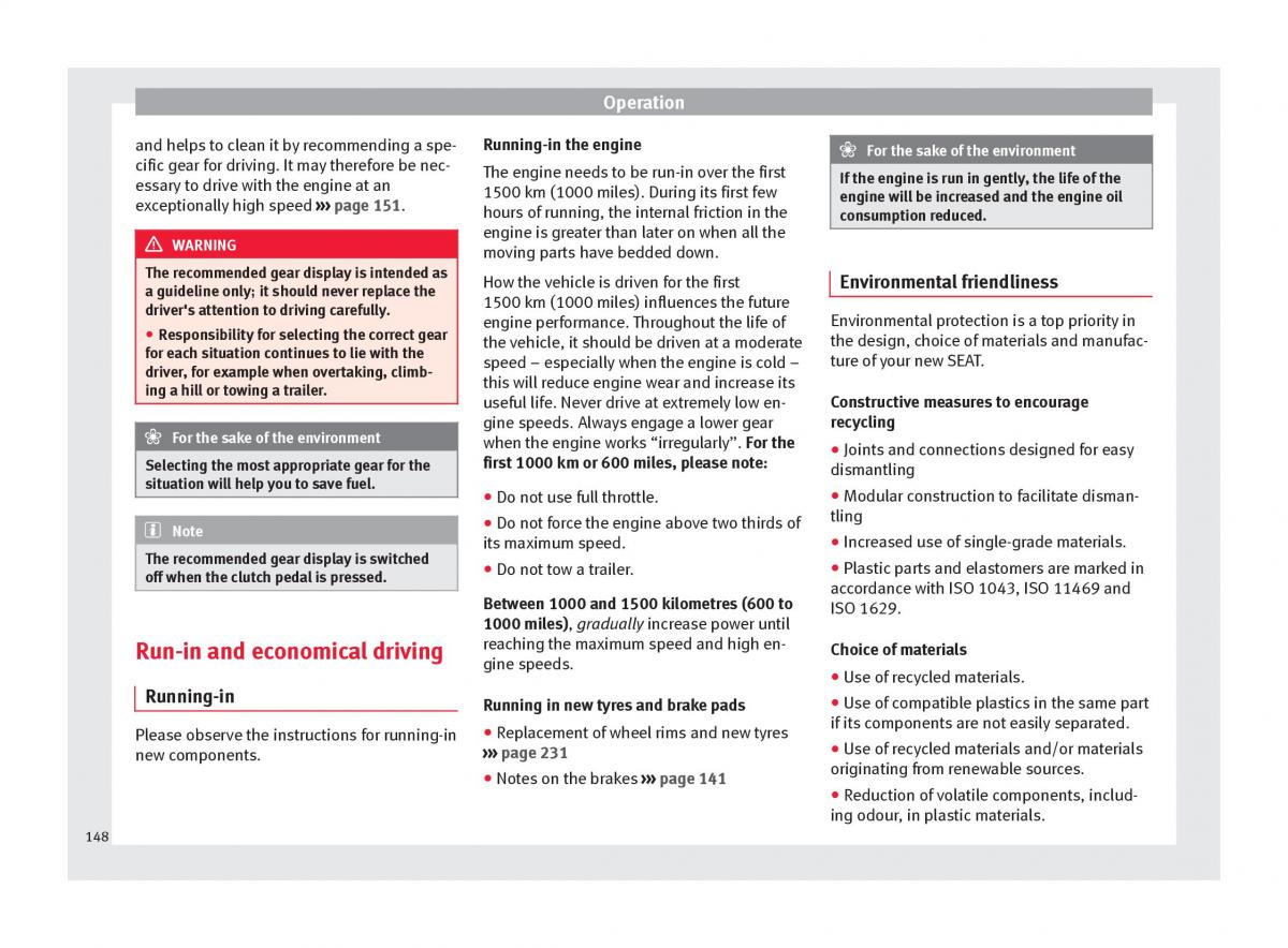 Seat Alhambra II 2 owners manual / page 150