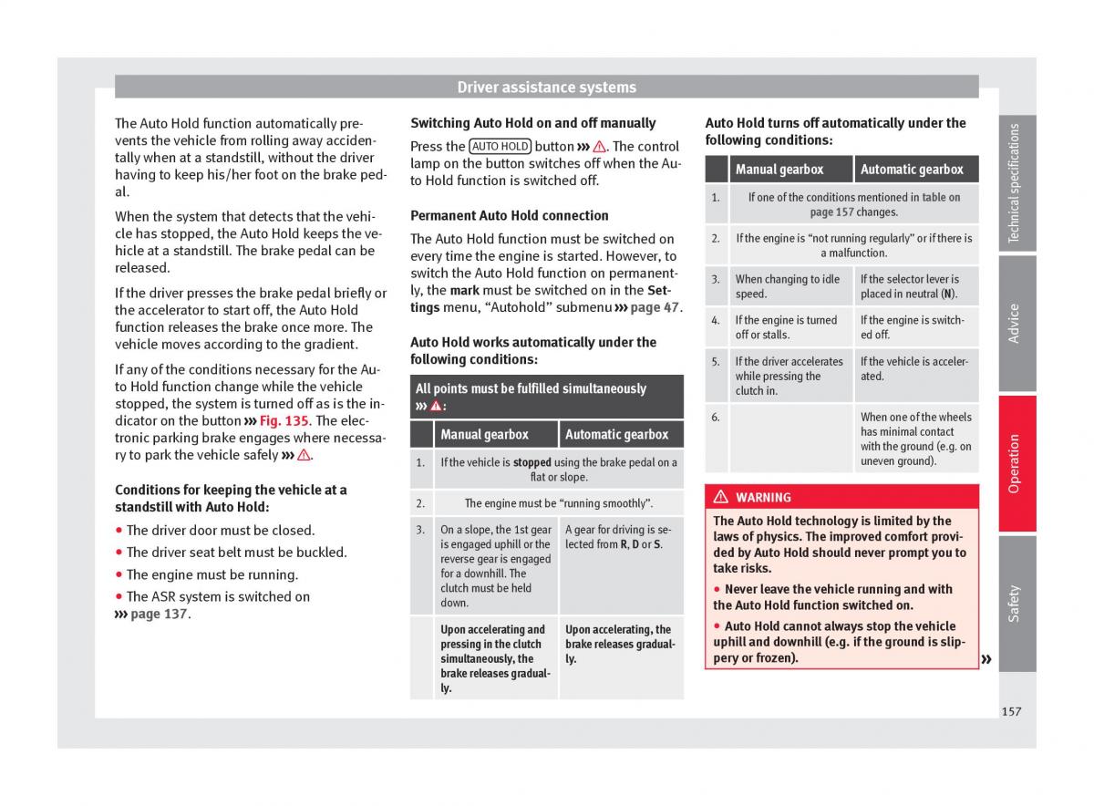 Seat Alhambra II 2 owners manual / page 159