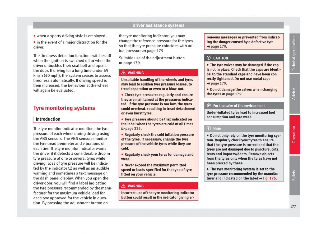 Seat Alhambra II 2 owners manual / page 179