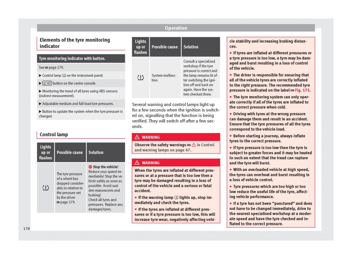 Seat Alhambra II 2 owners manual / page 180