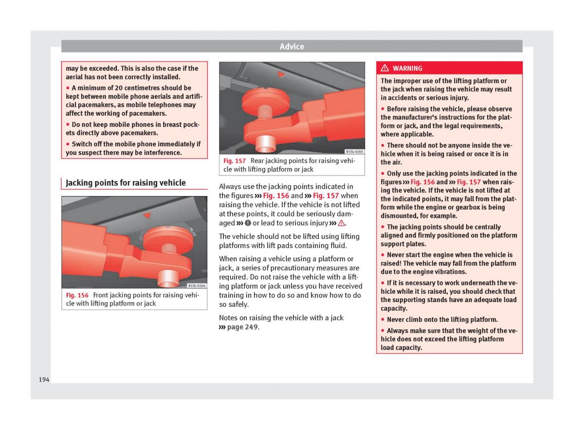 Seat Alhambra II 2 owners manual / page 196