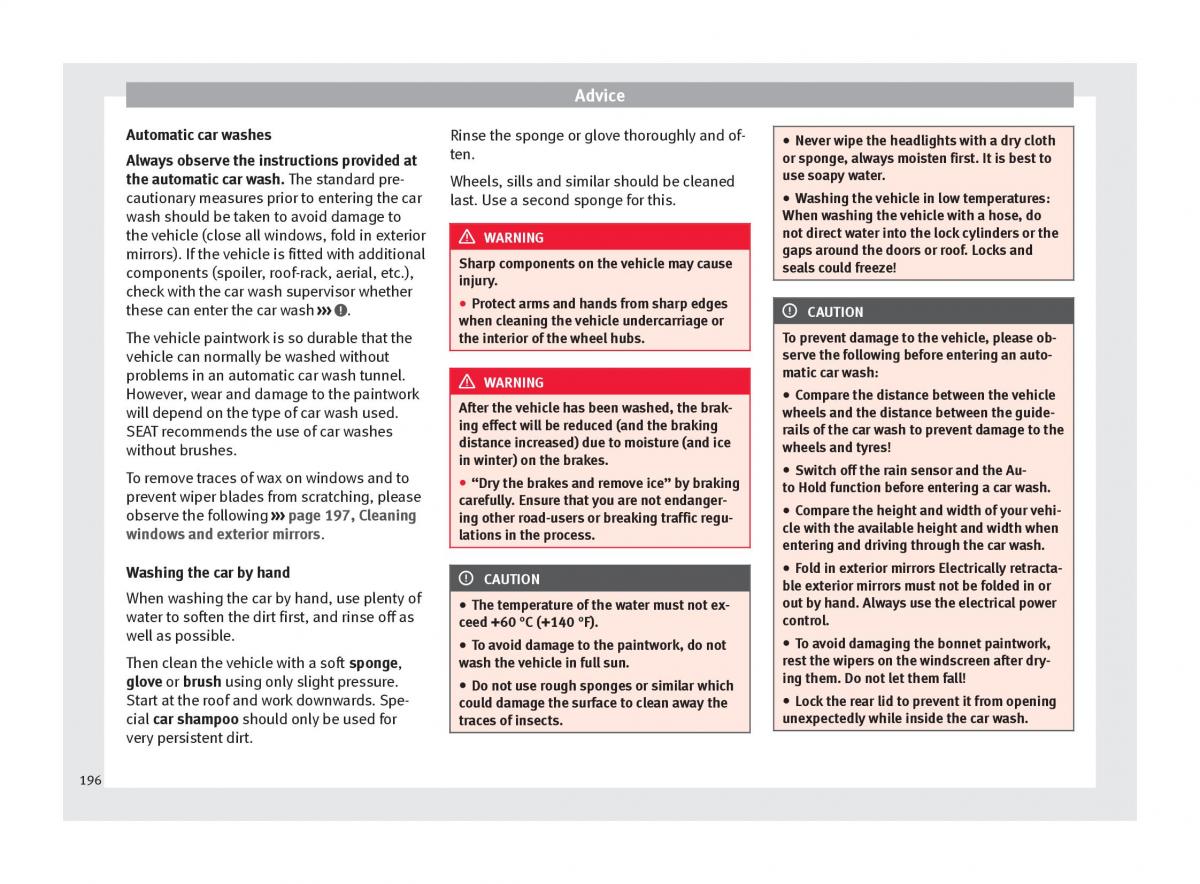 Seat Alhambra II 2 owners manual / page 198