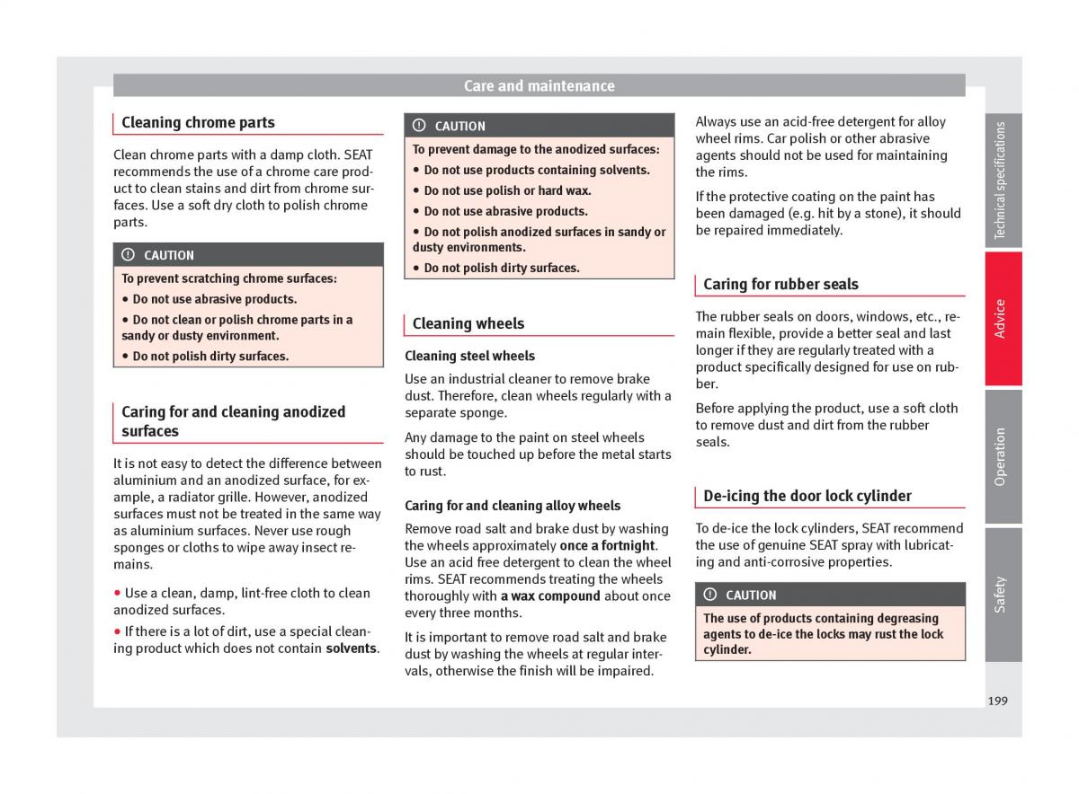 Seat Alhambra II 2 owners manual / page 201