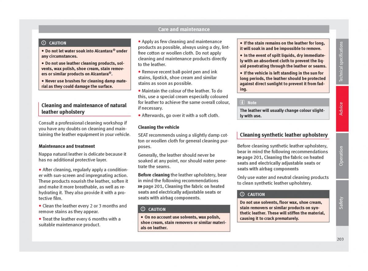 Seat Alhambra II 2 owners manual / page 205