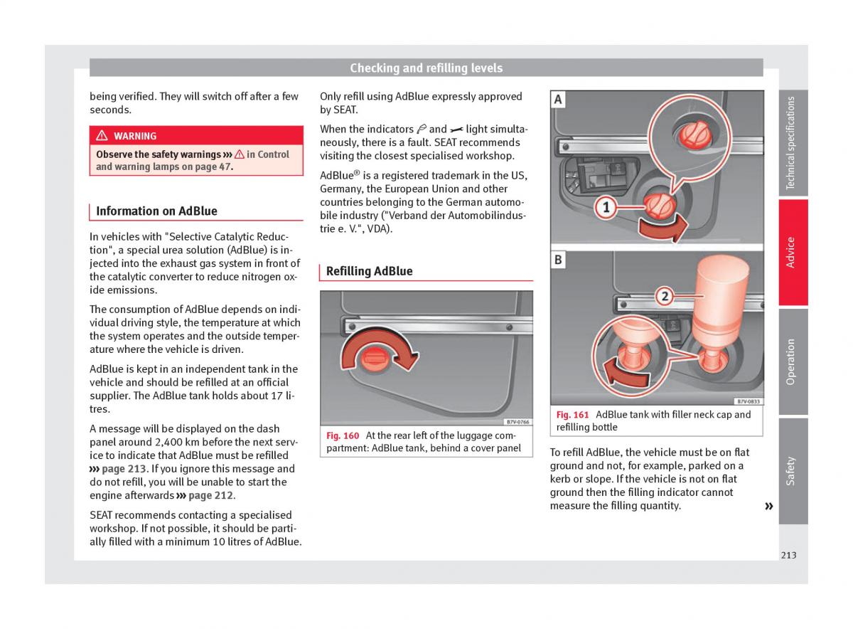 Seat Alhambra II 2 owners manual / page 215