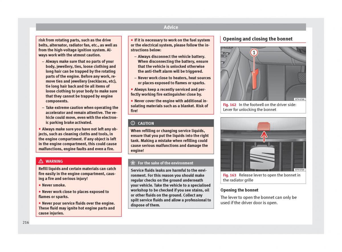 Seat Alhambra II 2 owners manual / page 218