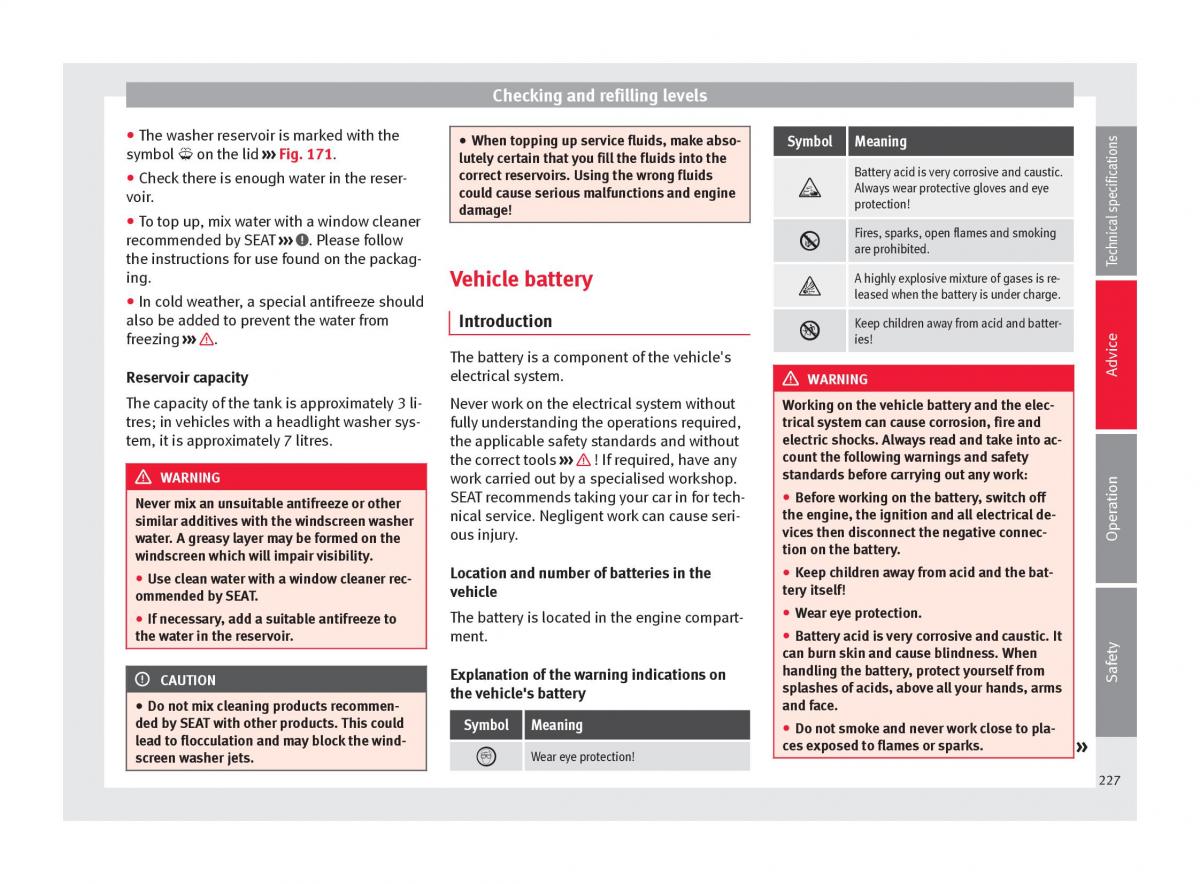 Seat Alhambra II 2 owners manual / page 229