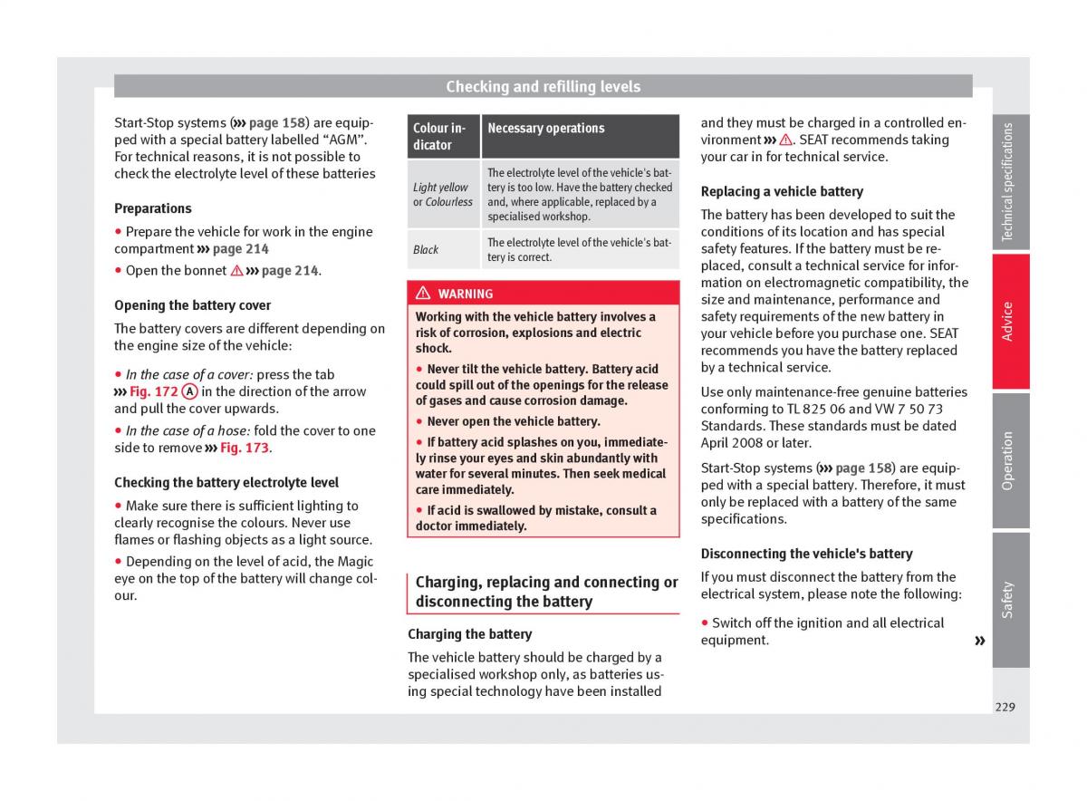 Seat Alhambra II 2 owners manual / page 231