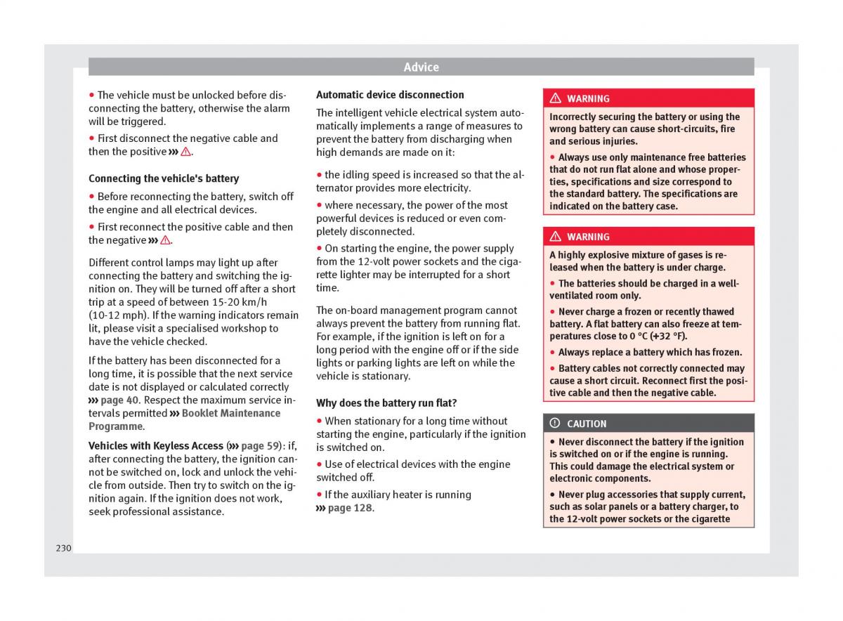 Seat Alhambra II 2 owners manual / page 232