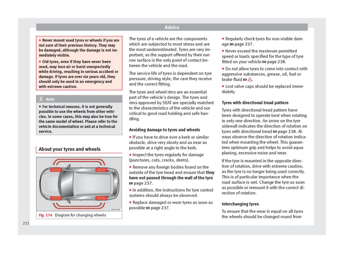 Seat Alhambra II 2 owners manual / page 234