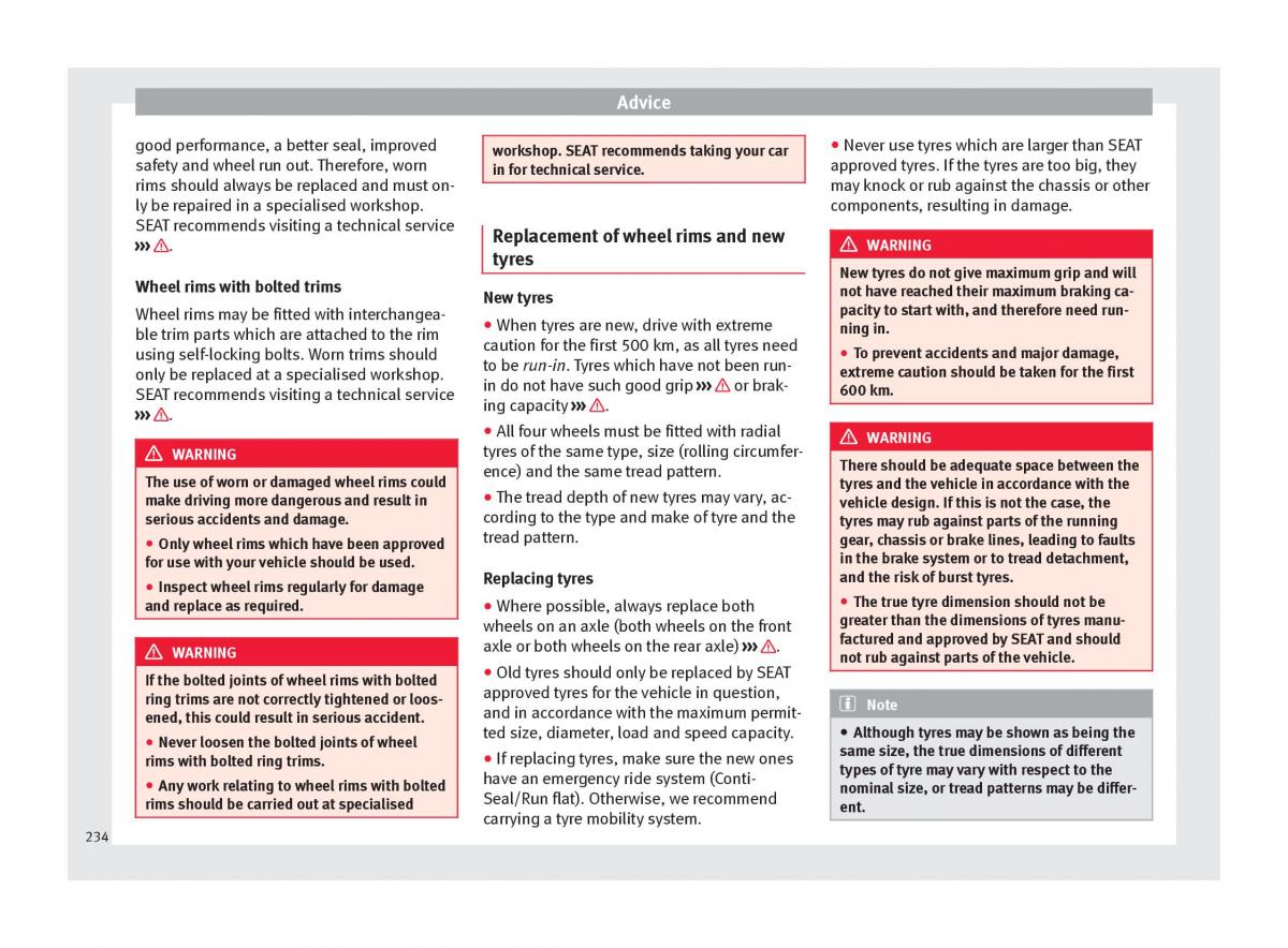 Seat Alhambra II 2 owners manual / page 236