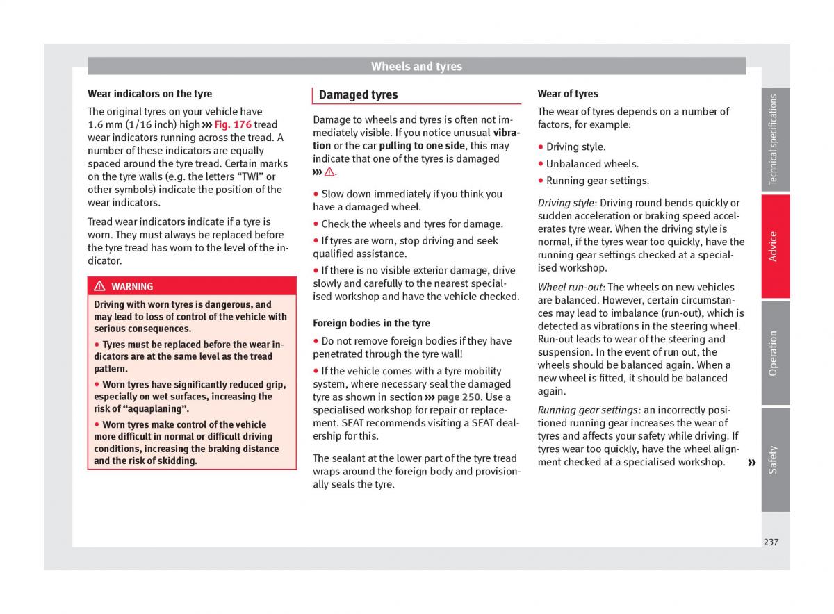 Seat Alhambra II 2 owners manual / page 239