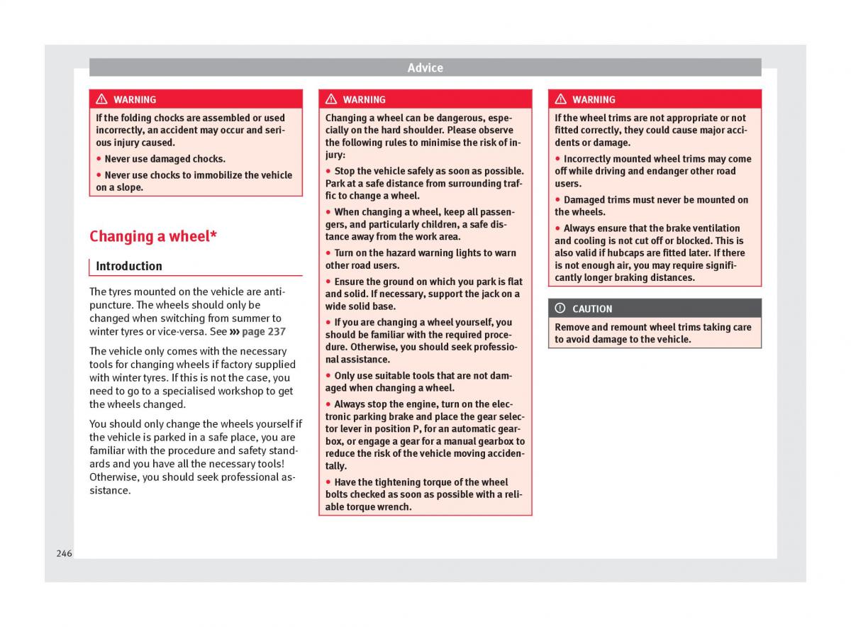 Seat Alhambra II 2 owners manual / page 248