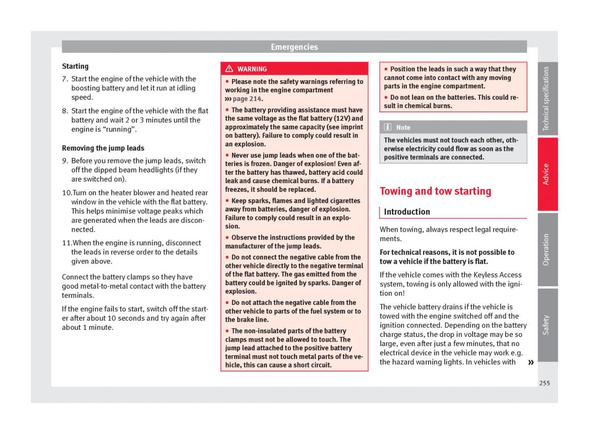 Seat Alhambra II 2 owners manual / page 257