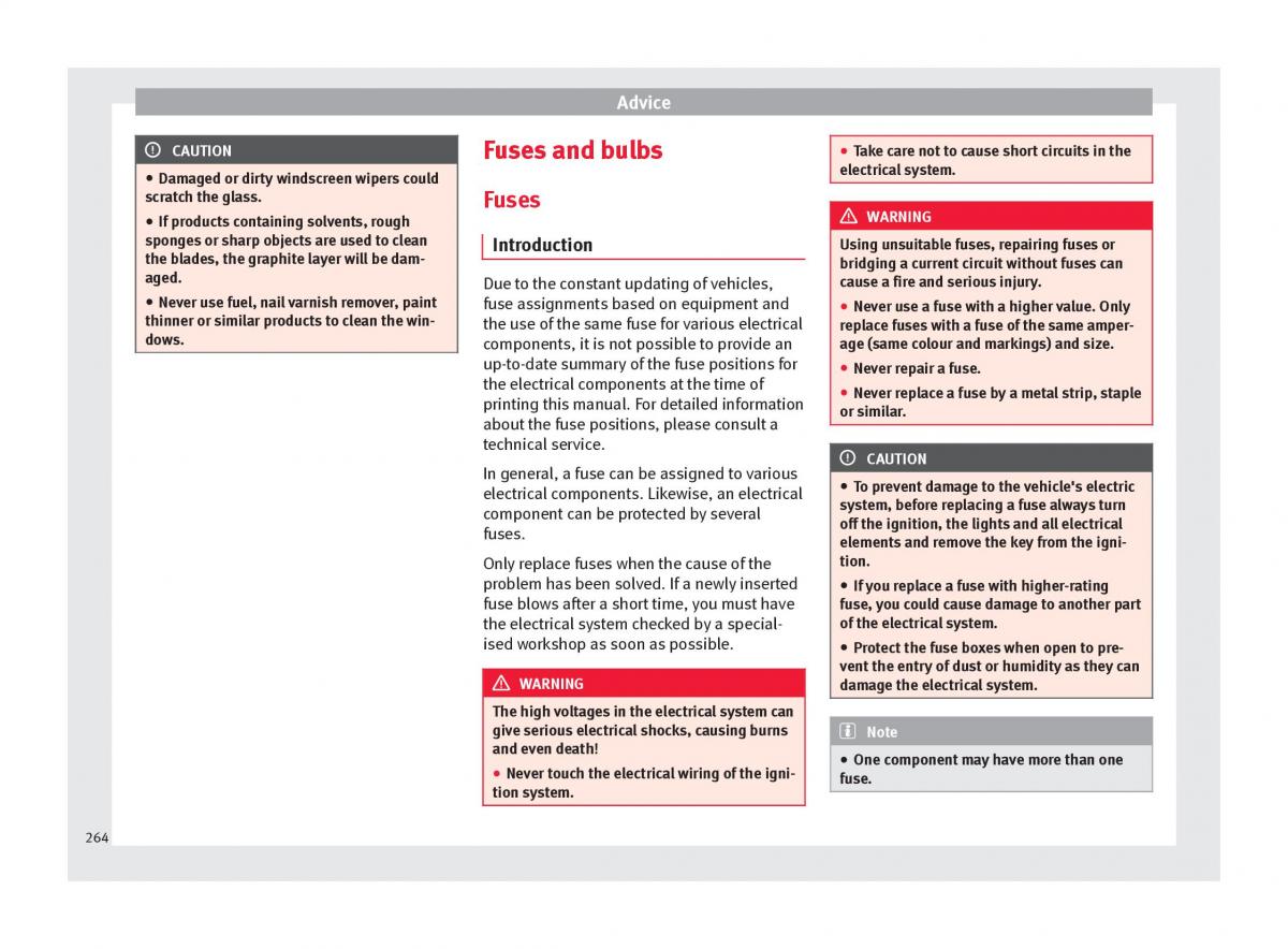 Seat Alhambra II 2 owners manual / page 266