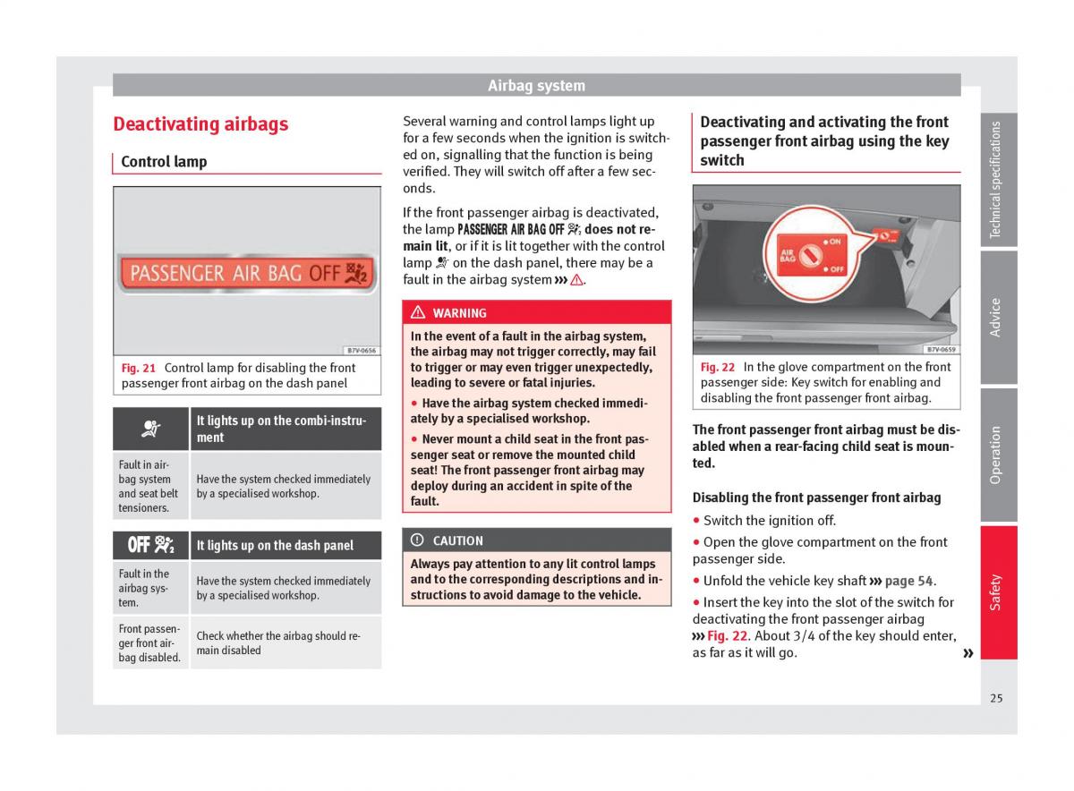 Seat Alhambra II 2 owners manual / page 27