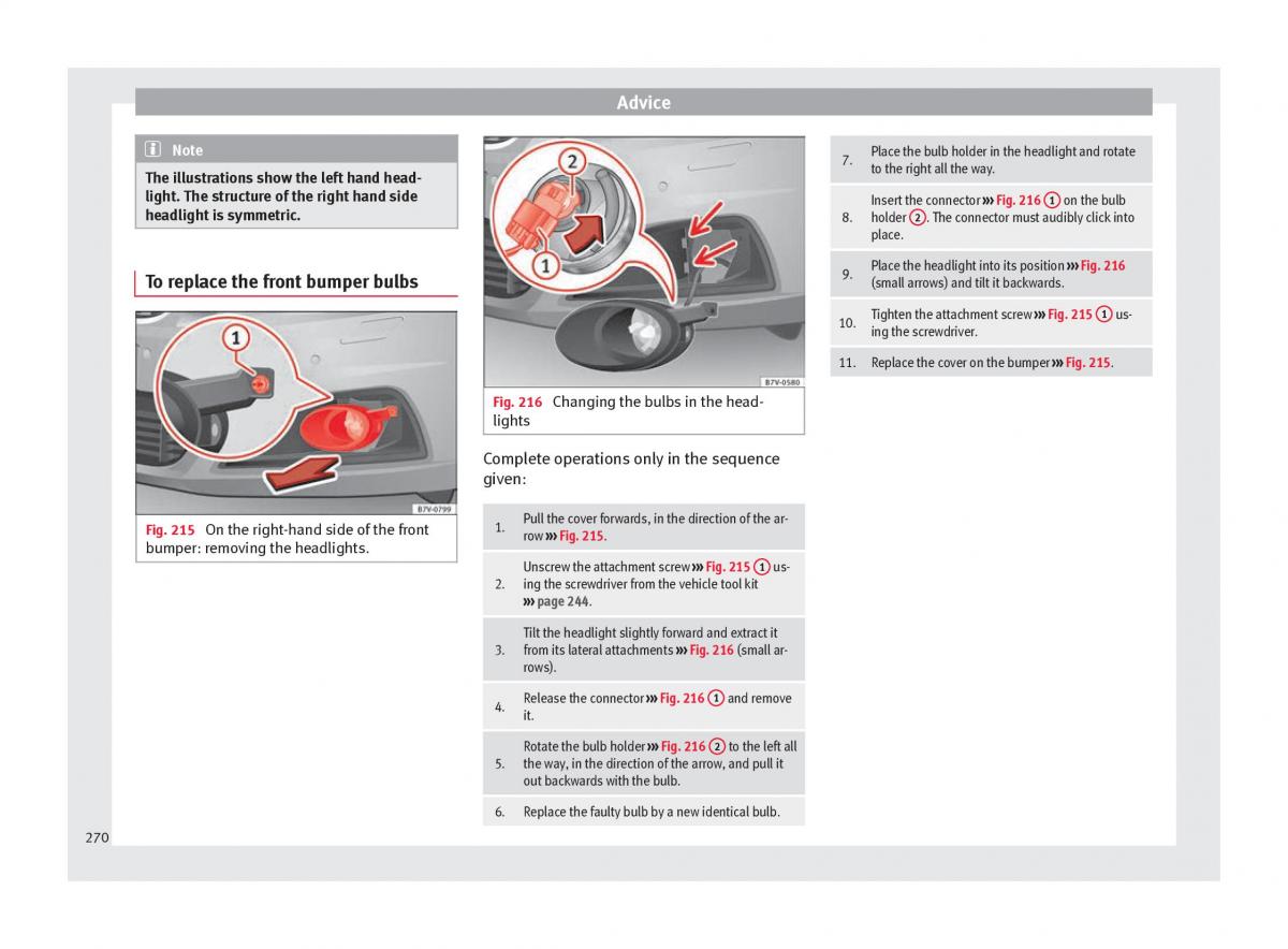 Seat Alhambra II 2 owners manual / page 272