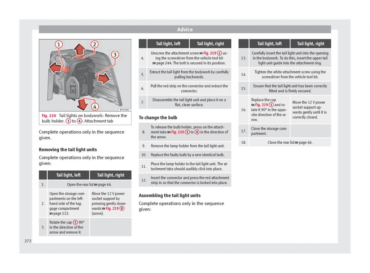 Seat Alhambra II 2 owners manual / page 274