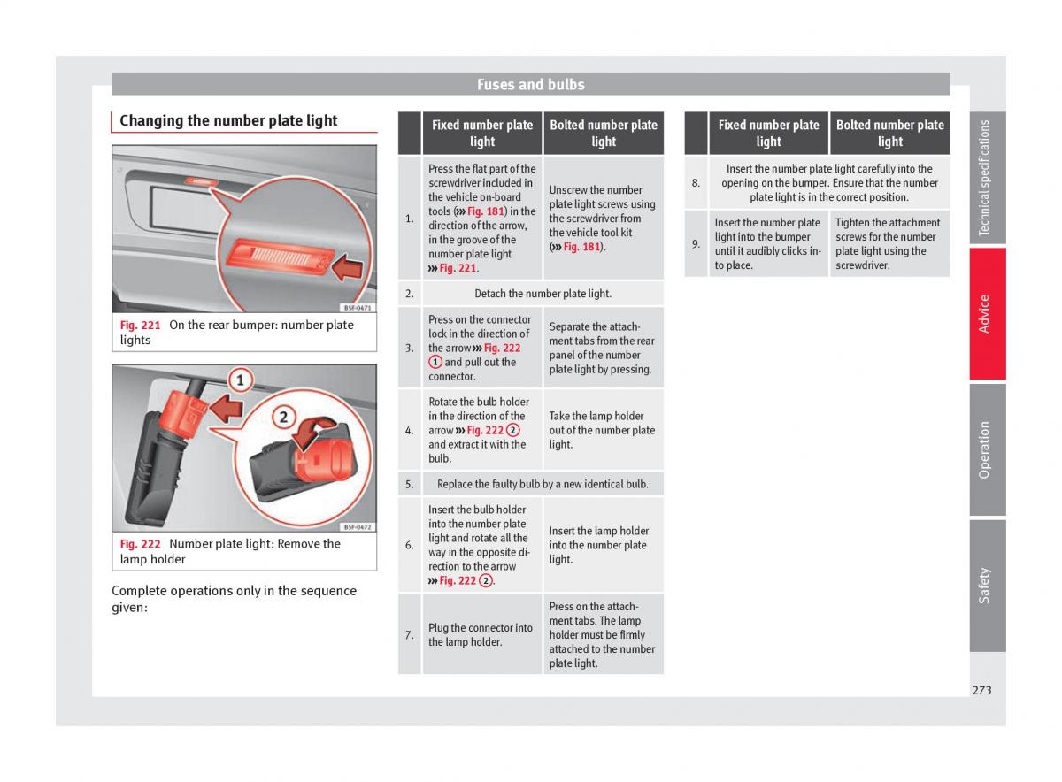 Seat Alhambra II 2 owners manual / page 275