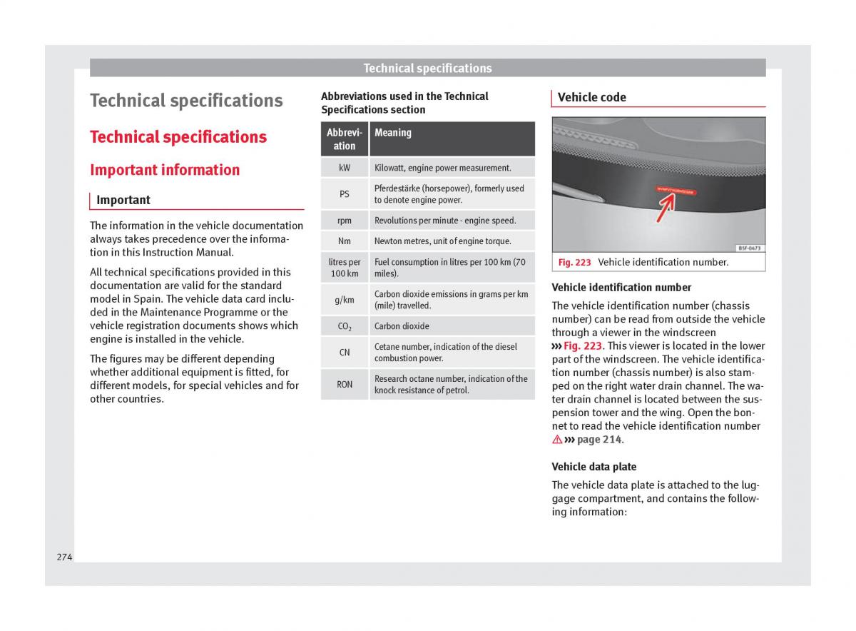 Seat Alhambra II 2 owners manual / page 276