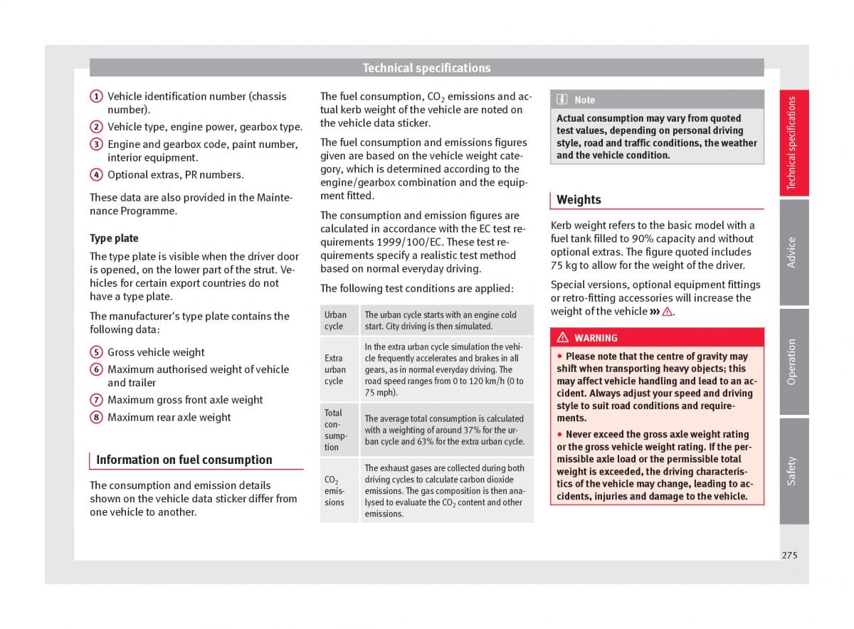 Seat Alhambra II 2 owners manual / page 277