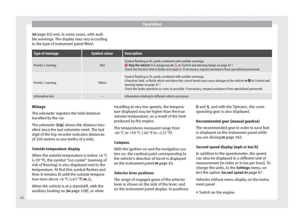 Seat Alhambra II 2 owners manual / page 44