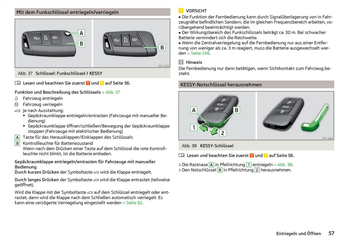 Skoda Superb III 3 Handbuch / page 59