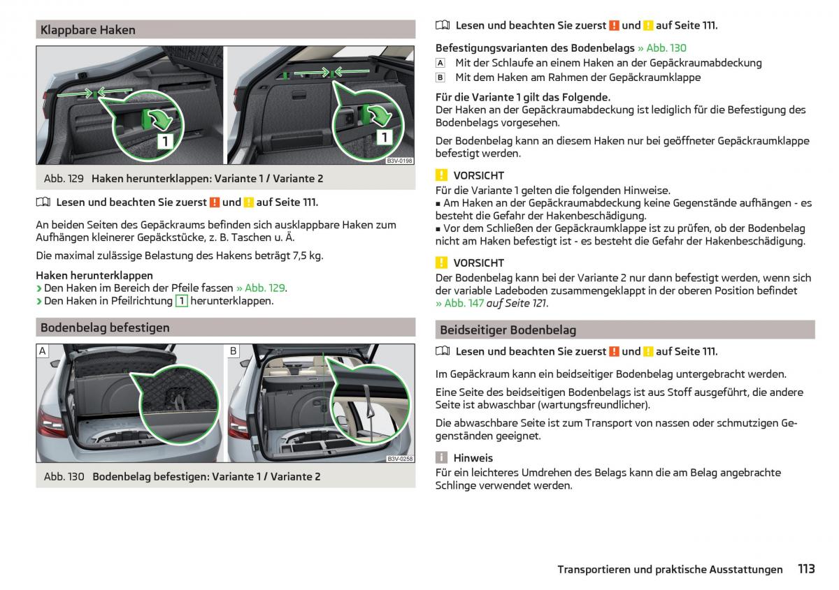 Skoda Superb III 3 Handbuch / page 115