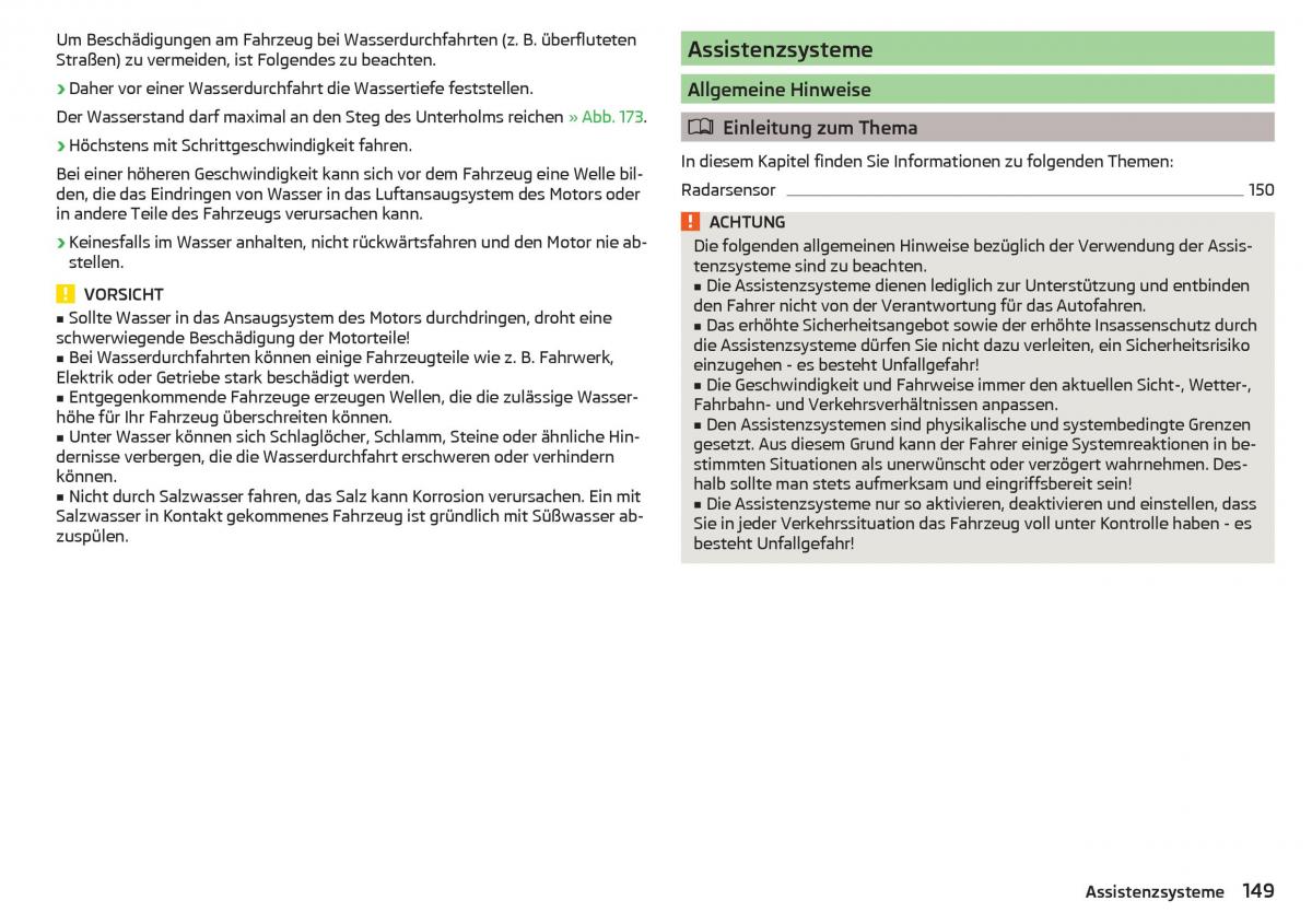 Skoda Superb III 3 Handbuch / page 151