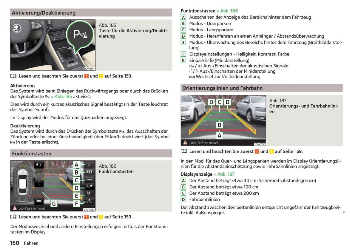 Skoda Superb III 3 Handbuch / page 162