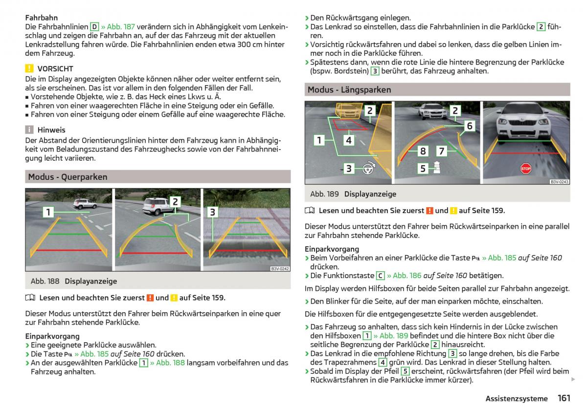 Skoda Superb III 3 Handbuch / page 163